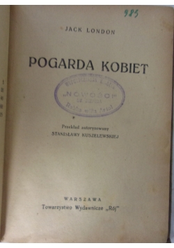 Pogarda kobiet 1930 r