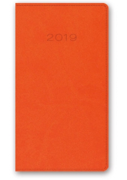 Kalendarz 2019 11T A6 kieszonkowy pomarańczowy vivella
