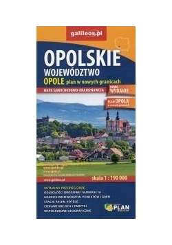 Mapa samoch-kraj. - Woj.Opolskie/Opole 1:190 000