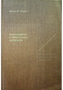 Management a behavioral approach