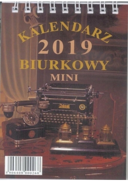 Kalendarz 2019 biurkowy pionowy mini SB5
