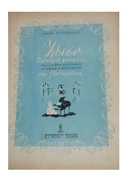 Zbiór łatwych sonatin na fortepian, 1948 r.