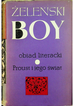 Obiad literacki proust i jego świat