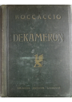Dekameron pełne wydanie stu opowieści 1930 r.