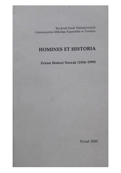 Homines Et Historia