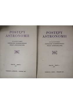Postępy Astronomii  Tom XXV zeszyty 2 i 3
