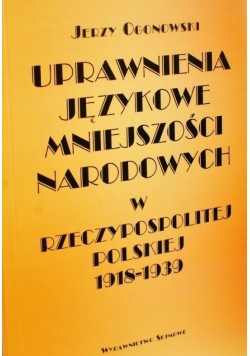 Uprawnienia językowe mniejszości narodowych w Rzeczypospolitej Polskiej 1918-1939