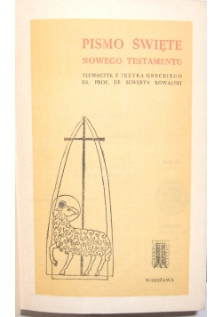 Pismo Święte Nowego Testamentu