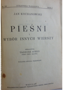 Pieśni, 1948r.