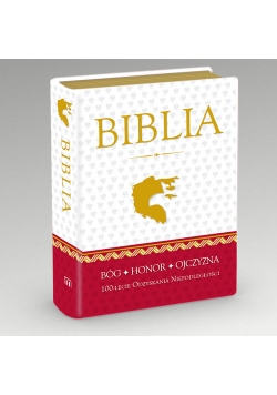 Biblia Domowa w obwolucie patriotycznej