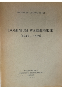 Dominium Warmińskie (1243 - 1569), 1949 r.