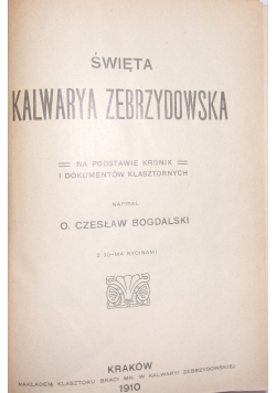 Święta Kalwarya Zebrzydowska, 1910 r.