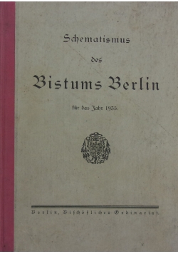 Bistums Berlin, 1933 r.