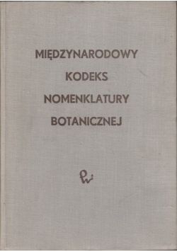 Międzynarodowy  kodeks nomenklatury botanicznej