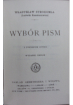 Wybór Pism