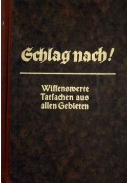 Schlag nach!, 1941 r.