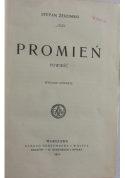 Promień,1910 r.