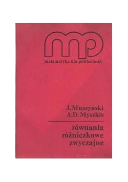 Równania różniczkowe zwyczajne