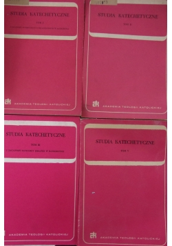Studia Katechetyczne Tom I do IV