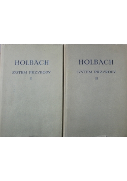 Holbach system przyrody Tom I i II