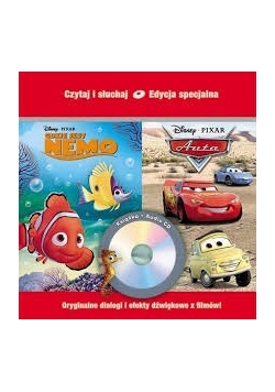 Gdzie jest Nemo / Auta, książka+audio CD, Nowa