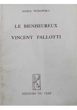 Le Bienheureux Vincent Pallotti 1950 r.