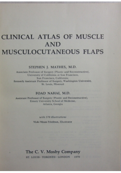Clinical atlas of muscle and musculocutaneous flaps