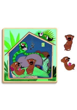 Puzzle dla najmłodszych 3 plansze - Cabana