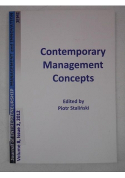 Contemporary Management Concepts