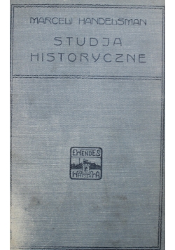 Studja Historyczne 1911 r