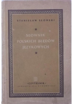 Słownik polskich błędów językowych, 1947 r.