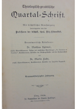 Theologisch praktische Quartalschrift , 1906r.