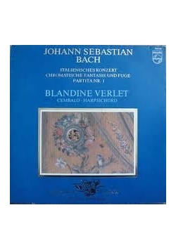 Italienisches konzert chromatische fantasie und fuge partita nr.1, płyta winylowa