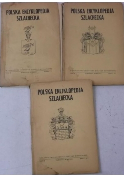 Polska encyklopedja szlachecka, 1935 r.