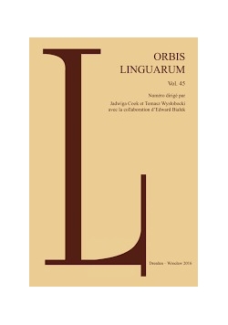Orbis Linguarum vol. 45