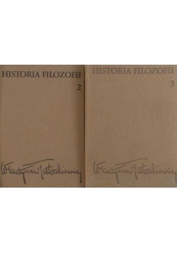 Historia filozofii, Tom II i III