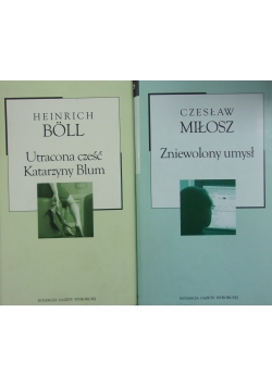 Utracona część Katarzyny Blum/Zniewolony umysł,zestaw dwóch książek