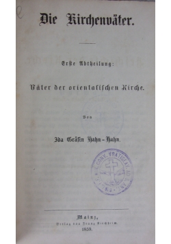 Die Kirchenvater,1859r.