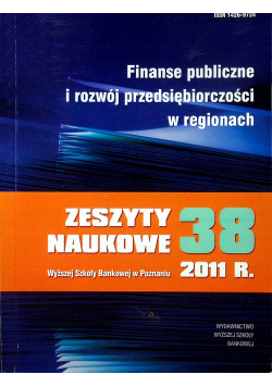 Finanse publiczne i rozwój przedsiębiorczości w regionach