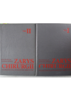 Zarys Chirurgii 2 tomy