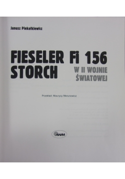 Fieseler Fi 156 Storch w II wojnie światowej