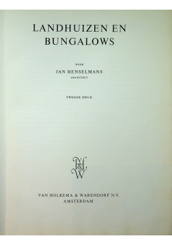 Landhuizen en Bungalows