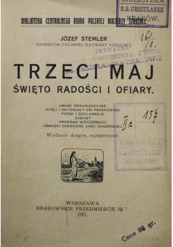 Trzeci Maj Święto Radości i Ofiary 1927 r.