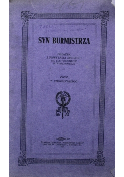 Syn Burmistrza 1917 r.