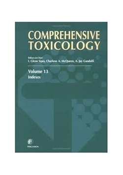 Comprehensive Toxicology Volume 13