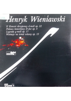 II Koncert skrzypcowy d-moll op.22... płyta winylowa