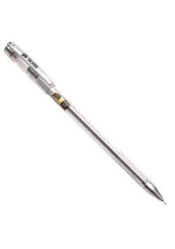 Długopis żelowy Silver czarny (20szt) EASY