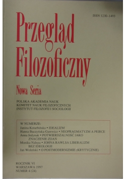 Przegląd Filozoficzny, nr. 4