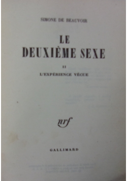 Le Deuxieme Sexe, 1949r.