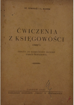 Ćwiczenia z księgowości 1949r